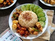 Gambar ayam cabe garam nasi