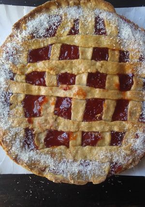Una foto de Pastafrola de membrillo
