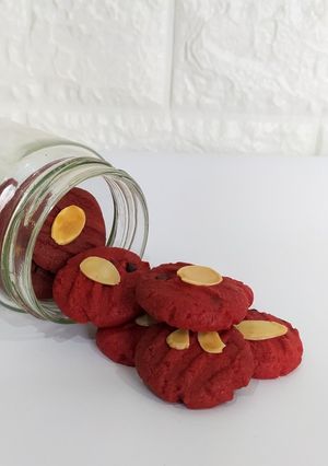 Foto resep Red Velvet Almond Chochochip