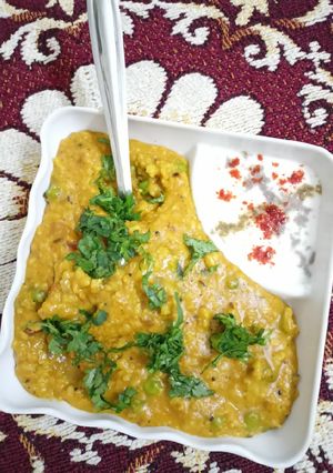 A picture of Oats Masala khichdi.