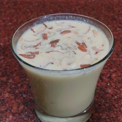 A picture of Badam Milkshake.