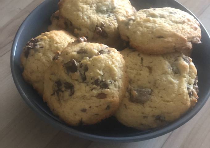 Recette Appétissante Cookies moelleux