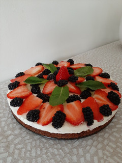 Foto di Cheesecake fredda con yogurt greco e mascarpone