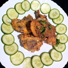 A picture of Andey wala gosht.