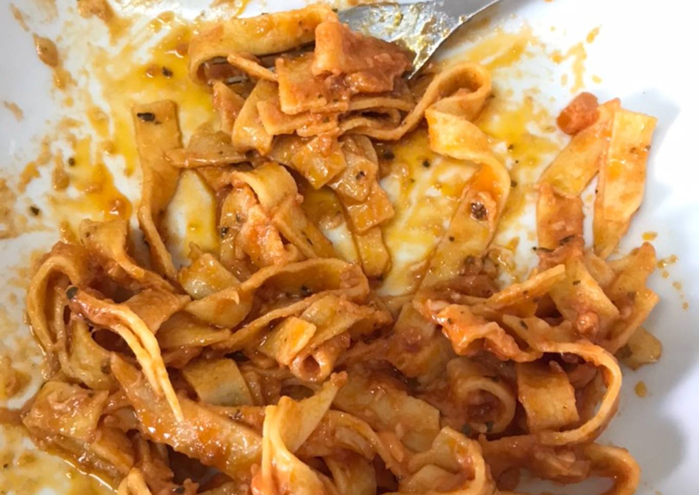 Tagliatelle fresco a la Napolitana