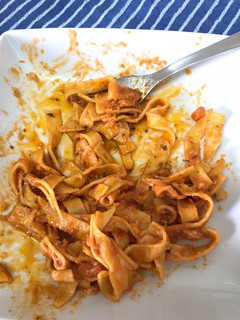 Una foto de Tagliatelle fresco a la Napolitana