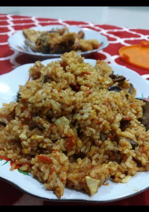 Foto resep Nasi Goreng Ampela Ati Pedas Manis