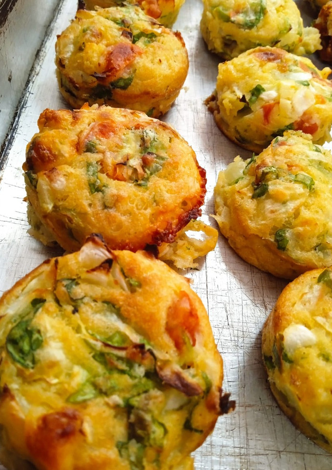 Una foto de Muffins de repollo y lechuga