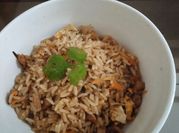 Una foto de arroz chaufa fácil