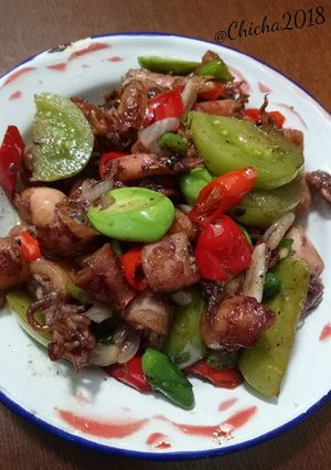 Foto resep Tumis cumi asin