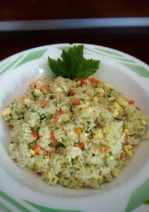 Foto resep Nasi goreng cabe hijau simpel