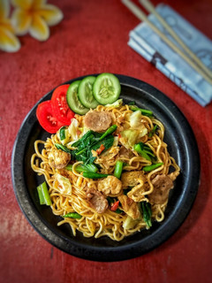 Foto resep Bakmi Nyemek Pedas