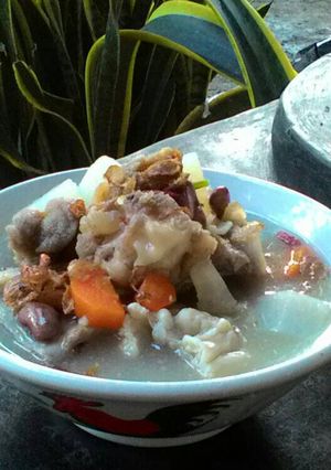 Foto resep Sup Lobak Kacang Merah