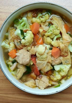 Foto resep Sup Kembang Tahu