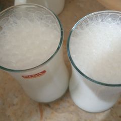 A picture of Namkeen lassi.