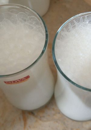 A picture of Namkeen lassi.
