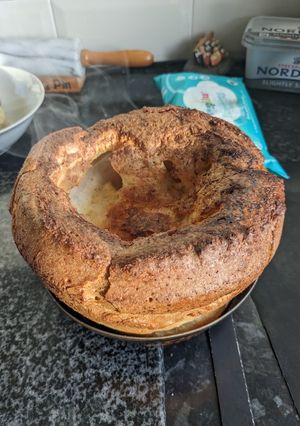 A picture of Traditional Yorkshire pudding.
