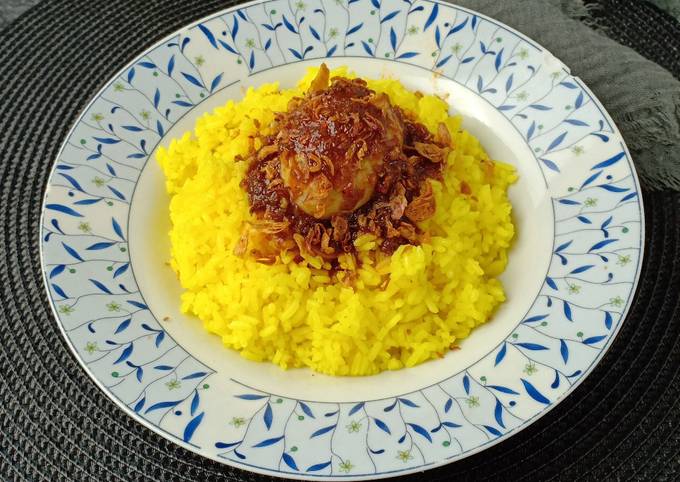 Nasi kuning RiceCooker