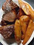 Carne al horno con Papas
