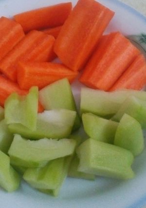 Hình của món Rau củ luộc.