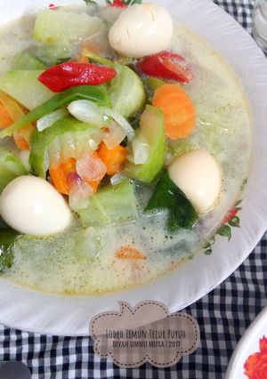 Foto resep Lodeh Mentimun Telur Puyuh