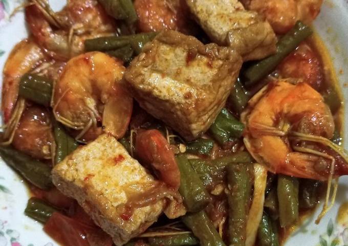 Resep Tahu Tempe Dan Udang Tumis Cabe Hijau : Resep Tumis toge dengan