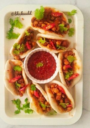 A picture of Steamed Bao Bun.