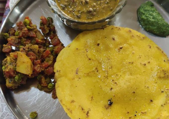 Step-by-Step Guide to Make Jamie Oliver Makai roti with dal makhni aloo gajar methi matar sabzi
