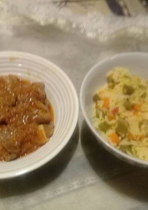 A picture of Beef stew with tomato.