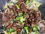 Chop suey con carne