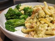 Une photo de macaroni au fromage