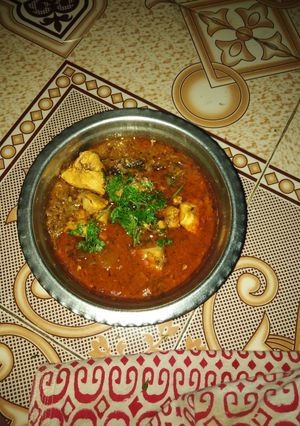A picture of Chicken curry.