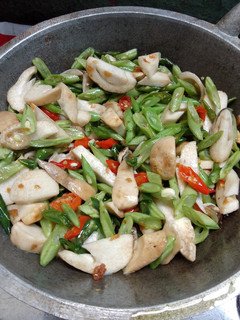 Foto resep Tumis jamur merang + buncis