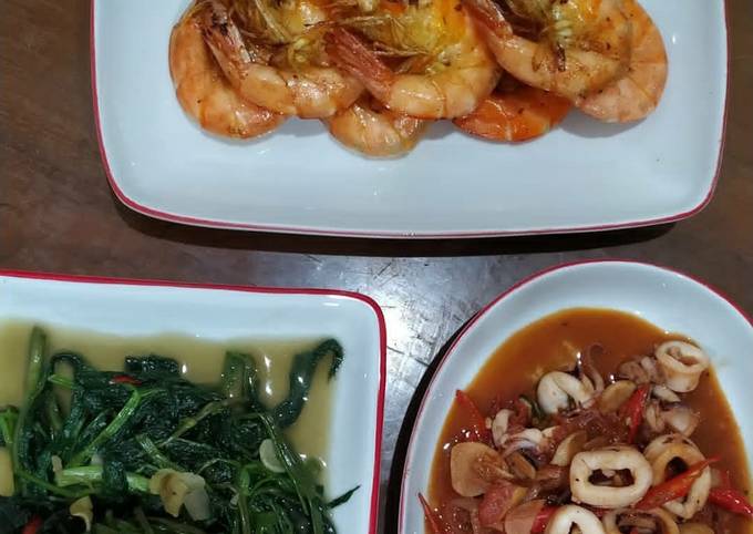 Langkah Mudah Membuat Resep Udang goreng bawang putih