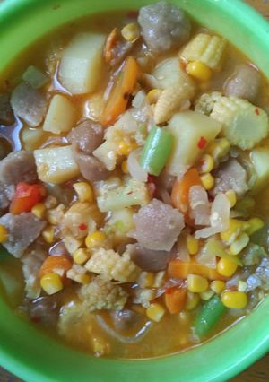 Foto resep Oseng sayur pelangi ♥️