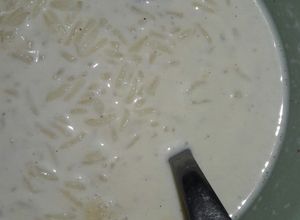 Una foto de Arroz con leche casero
