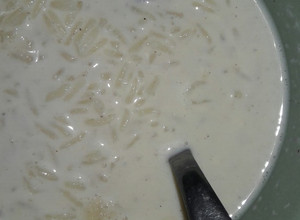 Una foto de Arroz con leche casero