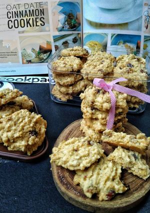 Foto resep Oat Date Cinnamon Cookies