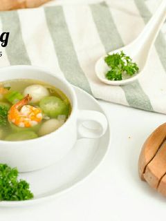 Foto resep Sup oyong segar