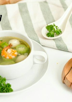 Foto resep Sup oyong segar
