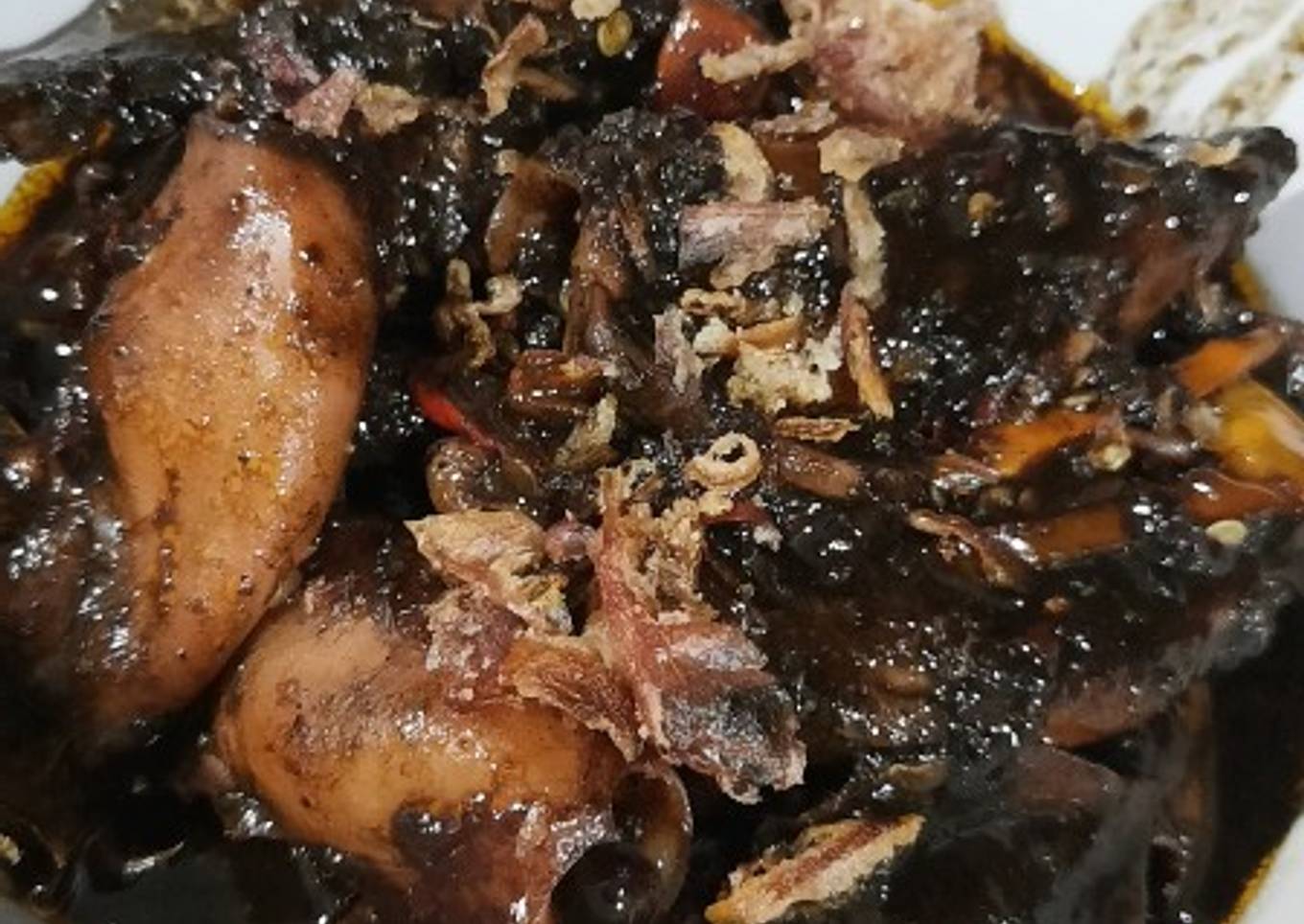 Cumi Hitam Pedas Asam Manis