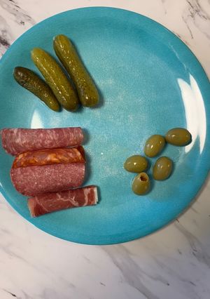 A picture of Charcuterie plate.