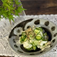 A picture of Turnip and Cucumber Salad.