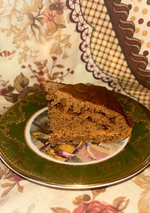 A picture of Steamed banana cake.
