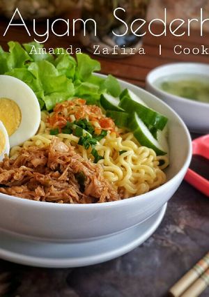 Foto resep Mie Ayam Sederhana (memanfaatkan sisa olahan ayam)