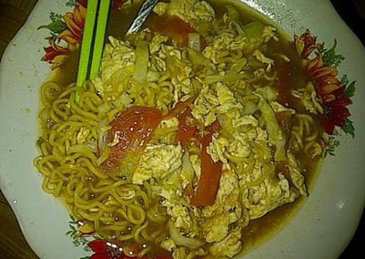 Resep Mie Tumis Tomat / mie tek tek Anti Gagal