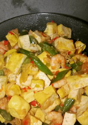 Foto resep Balado tahu buncis udang