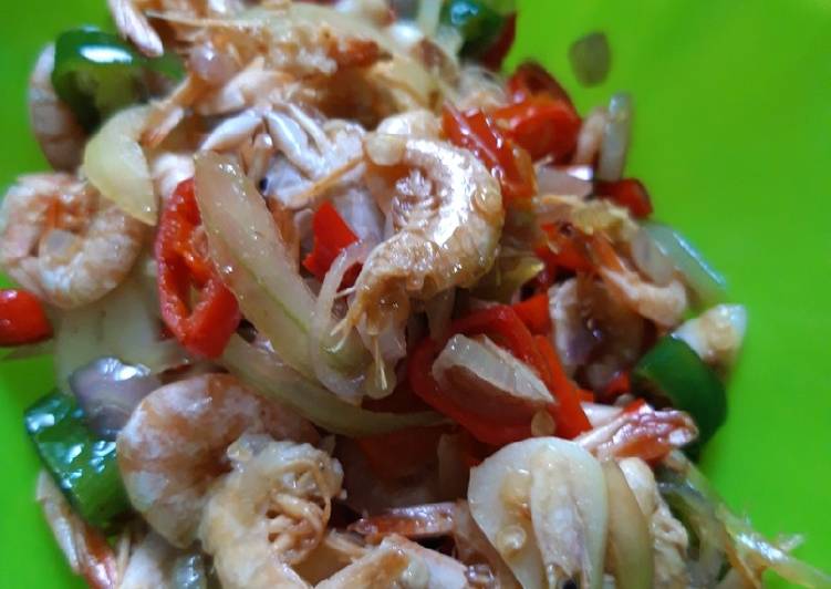 Resep Udang asin tumis bawang, Sempurna