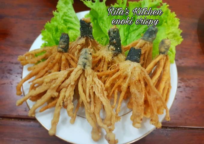 Resep Jamur Enoki Crispy Vegetarian Oleh Rita Kitchen Cookpad