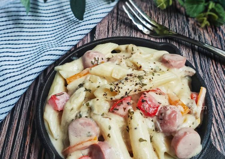 Langkah Langkah Memasak Penne Pasta Cara Saya yang Sedap